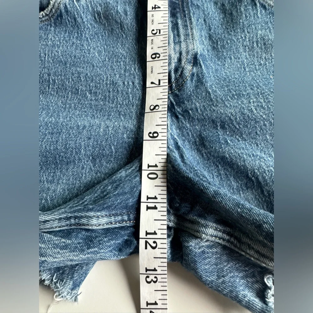 Wrangler Distressed Blue Jean‎ Shorts women size 24